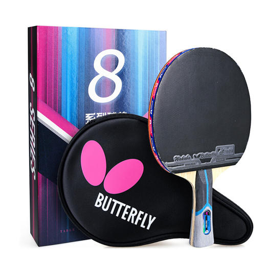 蝴蝶Butterfly TBC-802乒乓球拍 “蝴蝶王”结构成品拍【送蝴蝶三星球 3个装】 商品图6