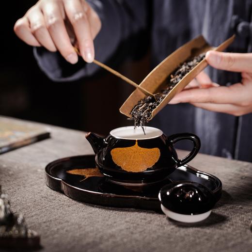 银杏木叶天目盏|一片叶子烧出天价瓷器，失传700年非遗绝技 商品图2