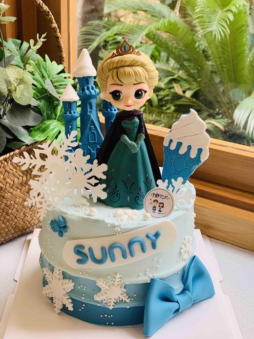 冰雪奇缘奶油蛋糕 下单前请仔细阅读商品详情 商品图0