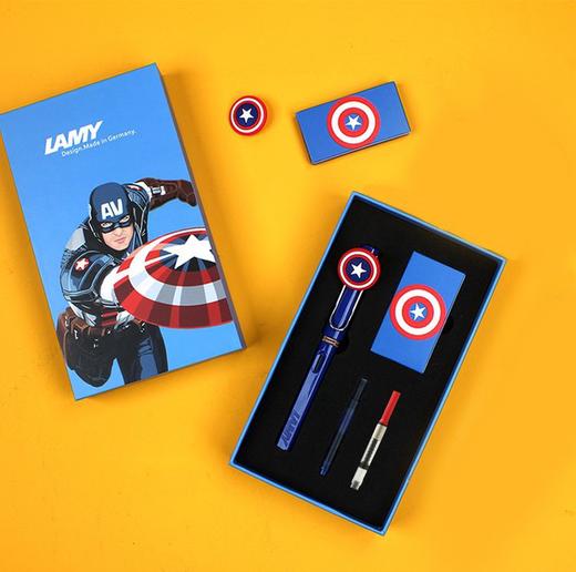 凌美 LAMY钢笔 狩猎者皮卡丘/美国队长联名款墨胆套装 商品图2