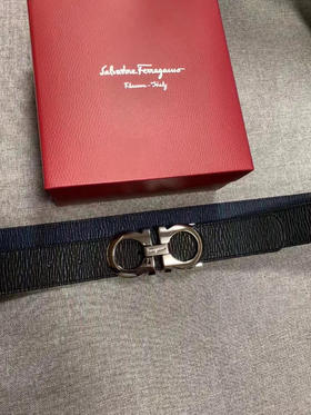 菲拉格慕经典款两色带身可用腰带