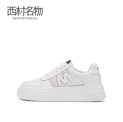 西村名物2021年夏新爆款厚底百搭日系街拍小白鞋T21AM16581 商品图1