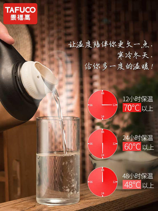 【保温壶】日本泰福高热水瓶304不锈钢保温壶家用热水壶大容量便携开暖水壶123456 商品图2