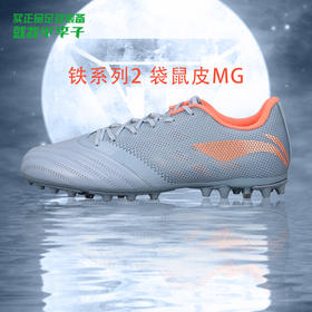 正品Lining/李宁铁系列2代高端袋鼠皮MG足球鞋男ASFR001-4