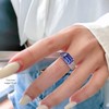「点彩」坦桑石蓝宝石戒指 商品缩略图3