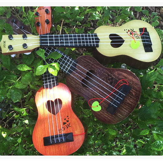 【直播爆款可弹仿真尤克里里】儿童仿真吉他可弹奏启蒙益智乐器音乐玩具-D仓 商品图3