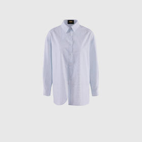 交叉背部不对称设计感衬衣