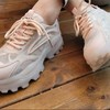 西村名物2021夏新款网面女款老爹鞋ins厚底果 冻底X21AM16001 商品缩略图1