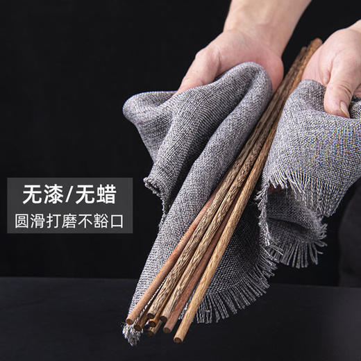 【火锅节】【秒杀】【加长火锅筷子】鸡翅木质捞面筷火锅筷油炸炸油条的无漆无蜡实木公筷餐饮用具 商品图8