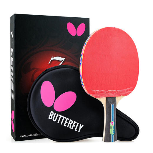 蝴蝶Butterfly TBC-701 成品拍 5+2内置碳素成品拍 适合弧圈结合快攻打法【送蝴蝶三星球 3个装】 商品图6