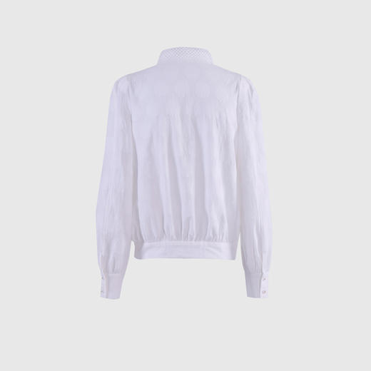 前一排花扣装饰衬衣（附假领） 商品图3