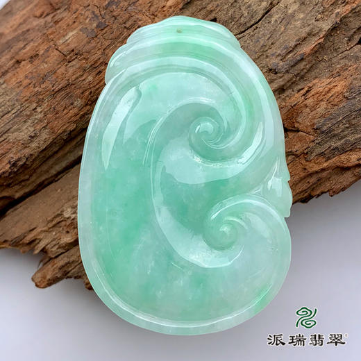 派瑞翡翠 翡翠挂件 糯种 绿色 商品图1