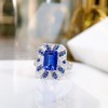 「Art Deco」坦桑石蓝宝石戒指 商品缩略图0