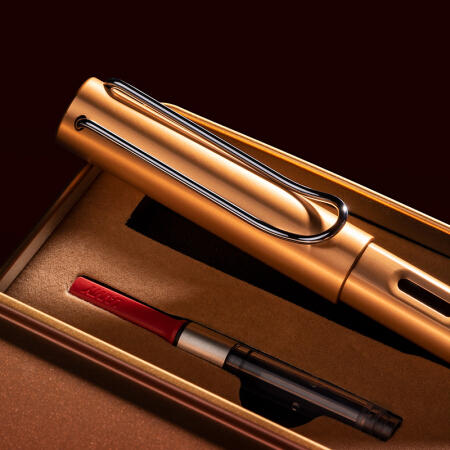 凌美 LAMY钢笔 恒星赤铜橙墨水笔单支铁盒套装F尖 0.7mm 商品图6