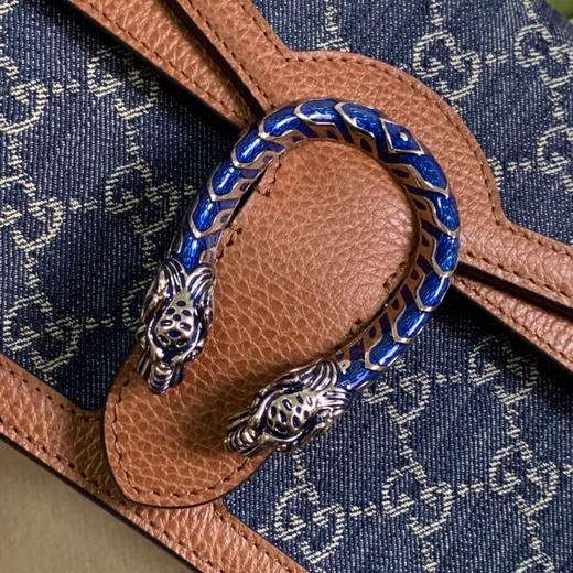 夏日特惠💰1400【原厂皮】原单古驰400249牛仔布系列酒神中号 商品图5