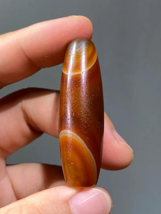 缠丝瑪瑙天珠形橄榄珠， 顺丰包邮 商品图3