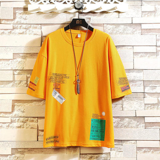 【服饰鞋包】韩版休闲宽松T恤潮男 商品图3