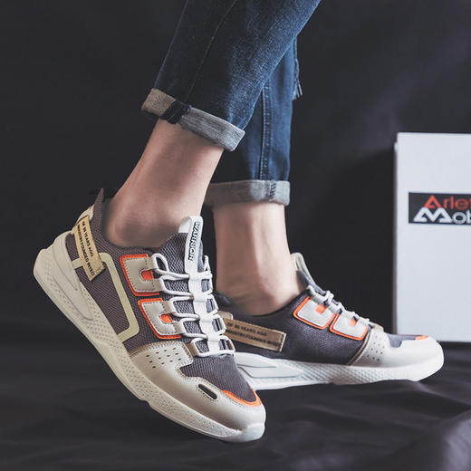 【服饰鞋包】回力情侣款网面运动透气反光休闲跑鞋 商品图2