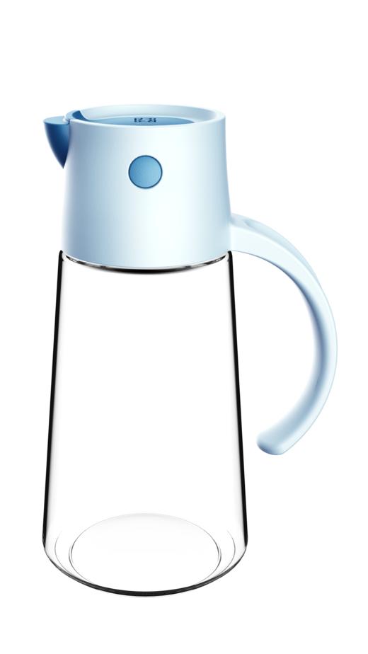 玻璃油壶防漏油瓶家用重力翻盖自动开合厨房油罐食用酱油醋调料瓶 商品图4