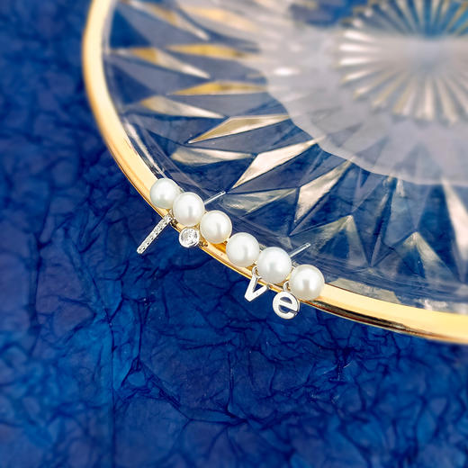 海洋传说银S925贝珠耳饰 商品图2