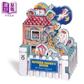 【中商原版】Mini-House： Mother Goose'S House 迷你屋：鹅妈妈的房子 英文原版 进口图书 亲子低幼纸板书 3-6岁