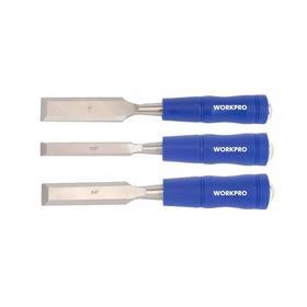 W001800万克宝3件套/PC蓝色手柄木凿组套