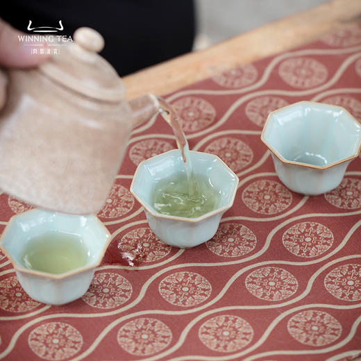 问鼎敬贤汝瓷知君心杯对杯 商品图2