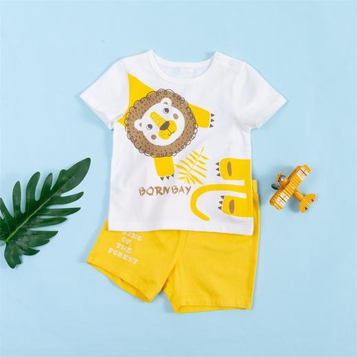 贝贝怡夏季男童运动短袖短裤套装212T2279
 商品图2