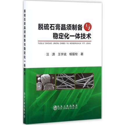 脱硫石膏晶须制备与稳定化一体技术/汪潇,王宇斌,杨留栓 商品图0