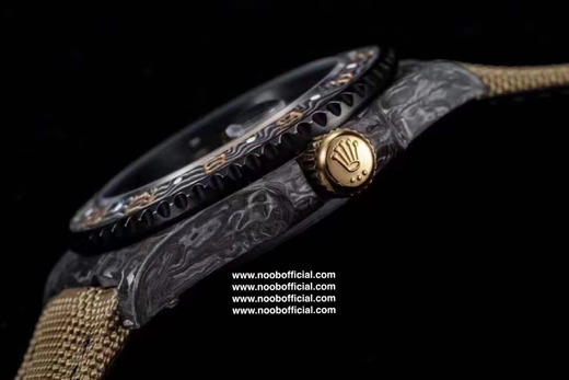 NOOB新品 匠心合一 追梦不止碳纤维定制版，腕表佩戴轻便，外表坚硬，每一只腕表都拥有的碳纤花纹。 【表壳】腕表尺寸40X12.4吻合原装。NOOB匠心铸造0碳纤维劳力士的独特风采 商品图5