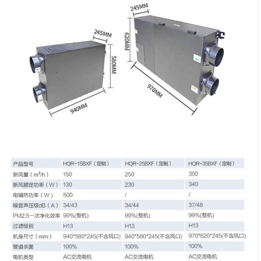 海尔（Haier）新风系统HQR-25BXF 商品图6