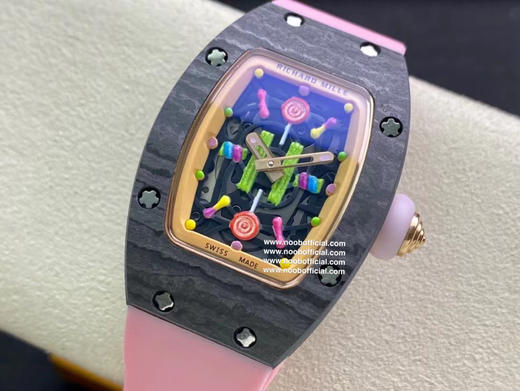 理查德米勒 RichardMille RM07糖果棉花糖 碳纤维/黑白陶瓷表壳 最新爆款 bon bon系列稀有的作品！克服传统工艺打破模式！ 商品图6