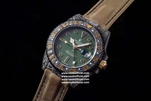 NOOB新品 匠心合一 追梦不止碳纤维定制版，腕表佩戴轻便，外表坚硬，每一只腕表都拥有的碳纤花纹。 【表壳】腕表尺寸40X12.4吻合原装。NOOB匠心铸造0碳纤维劳力士的独特风采 商品图2