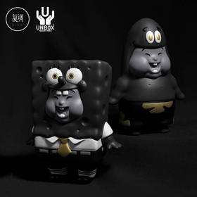 现货 Unbox 肥仔 全黑版 海绵宝宝 派大星 Chubby Chunk 潮玩