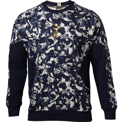 正品PUMA/彪马意大利街头风运动休闲套头卫衣男758723-02 商品图4