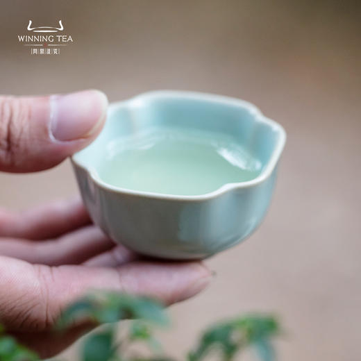 问鼎 敬贤汝瓷海棠小筑杯对杯 商品图1