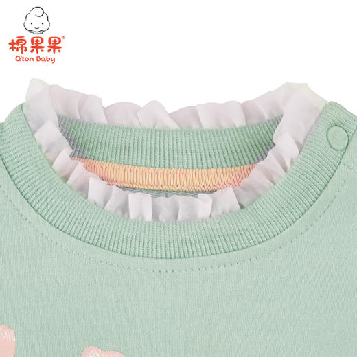 商场同款棉果果春秋季女童小毛圈套头卫衣M322180221508 商品图2