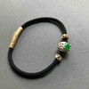 冰种阳绿翡翠金蝉手绳18k黄金钻石沙弗莱路路通 商品缩略图2