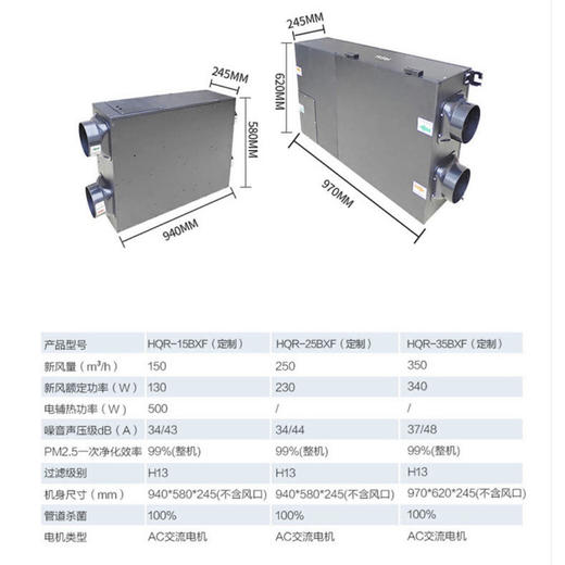 海尔（Haier）新风系统HQR-35BXF 商品图6