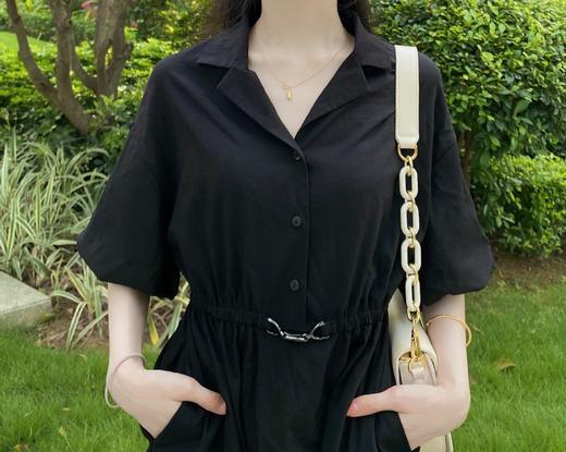 【百图 lulu 私服】【小黑裙】优雅知性 一秒温柔连衣裙 商品图7