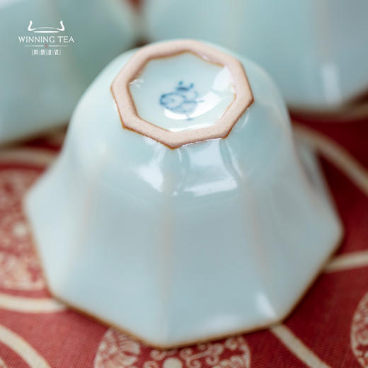 问鼎敬贤汝瓷知君心杯对杯 商品图3