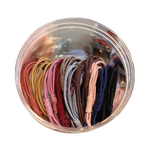 【20条罐装】ins风森系发圈甜美扎头发饰品皮筋女绑头发头绳皮套时尚饰品 商品图4