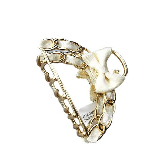 【透明蝴蝶结发抓】鲨鱼夹金属大小号后脑勺抓夹鲨鱼夹扎头发饰女时尚饰品 商品图4