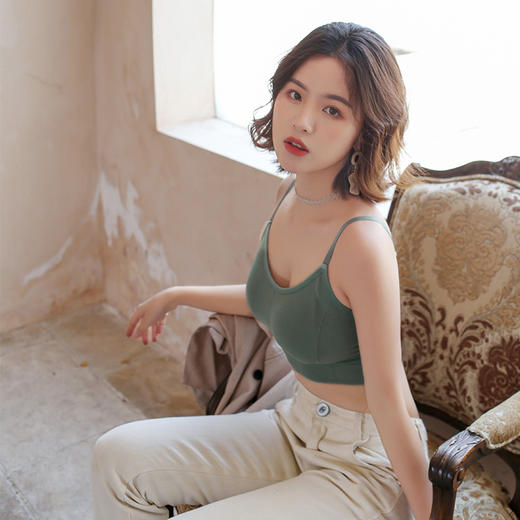 【59元任选两件！美背裸感内衣】睡觉可穿，无痕不勒，无钢圈也有型，收副聚拢，柔软舒适，舒服到飞起！运动防震瑜伽文胸 商品图1