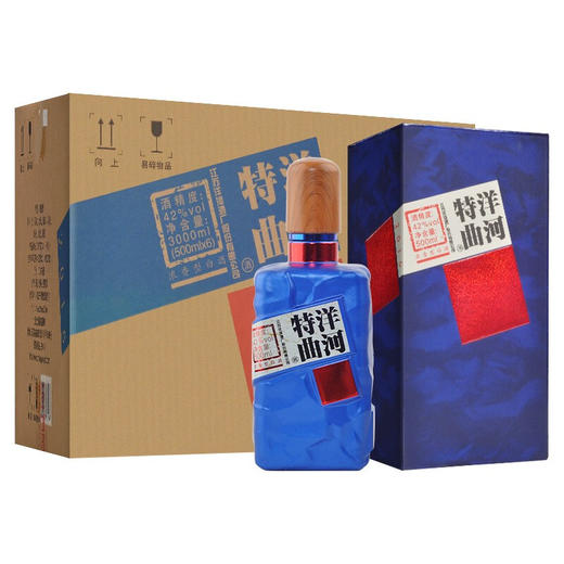 洋河特曲白酒（珠光蓝）浓香型白酒42度500ml/1瓶/2瓶/6瓶整箱 商品图2