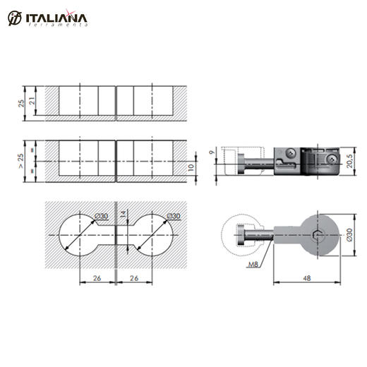 【大月老】台面连接件 商品图3