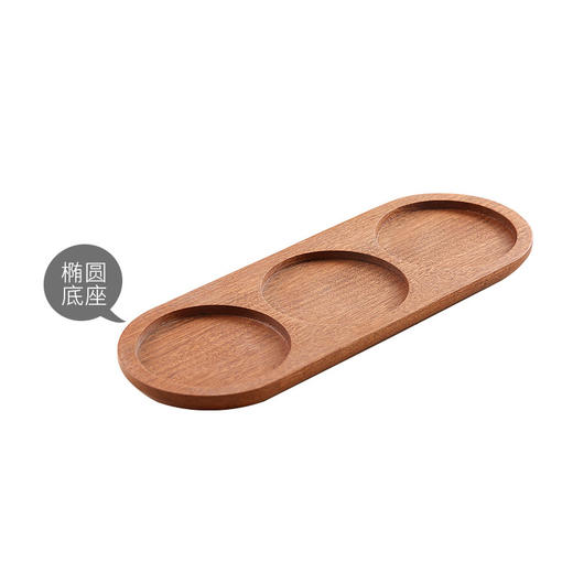 达乐丰乌檀木厨房用品玻璃调料盒套装 商品图1