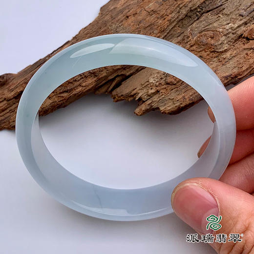 派瑞翡翠 翡翠手镯 冰种 淡紫色 商品图2