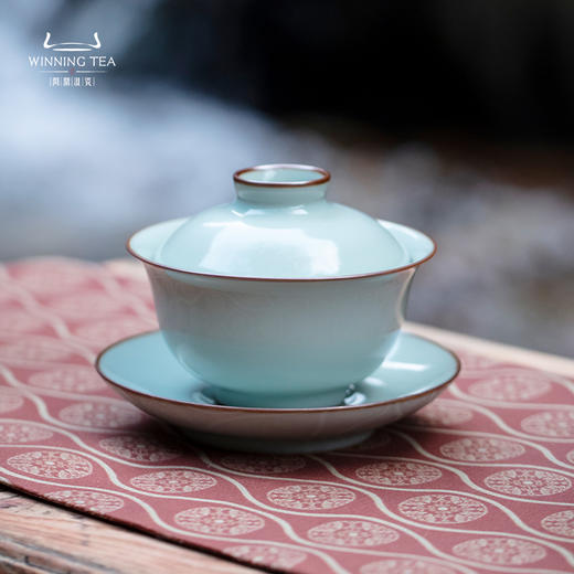 问鼎 敬贤汝瓷皓明月盖碗 商品图0