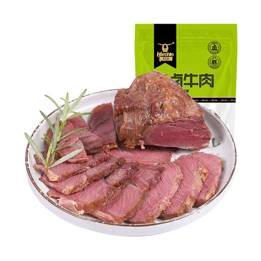 内蒙古科尔沁酱卤牛肉 200g*2袋 五香味  休闲零食小吃 特产 熟食 真空 即食 大块牛肉 酱香卤煮 拆袋即食 牛肉干 商品图0